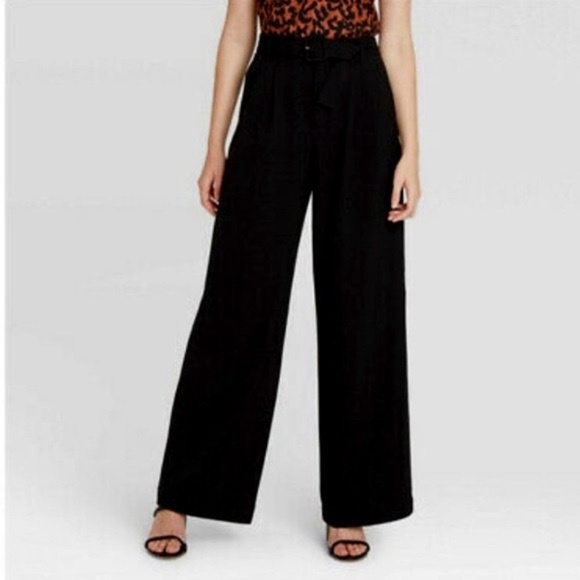a new day Pants - Black wide legged pants